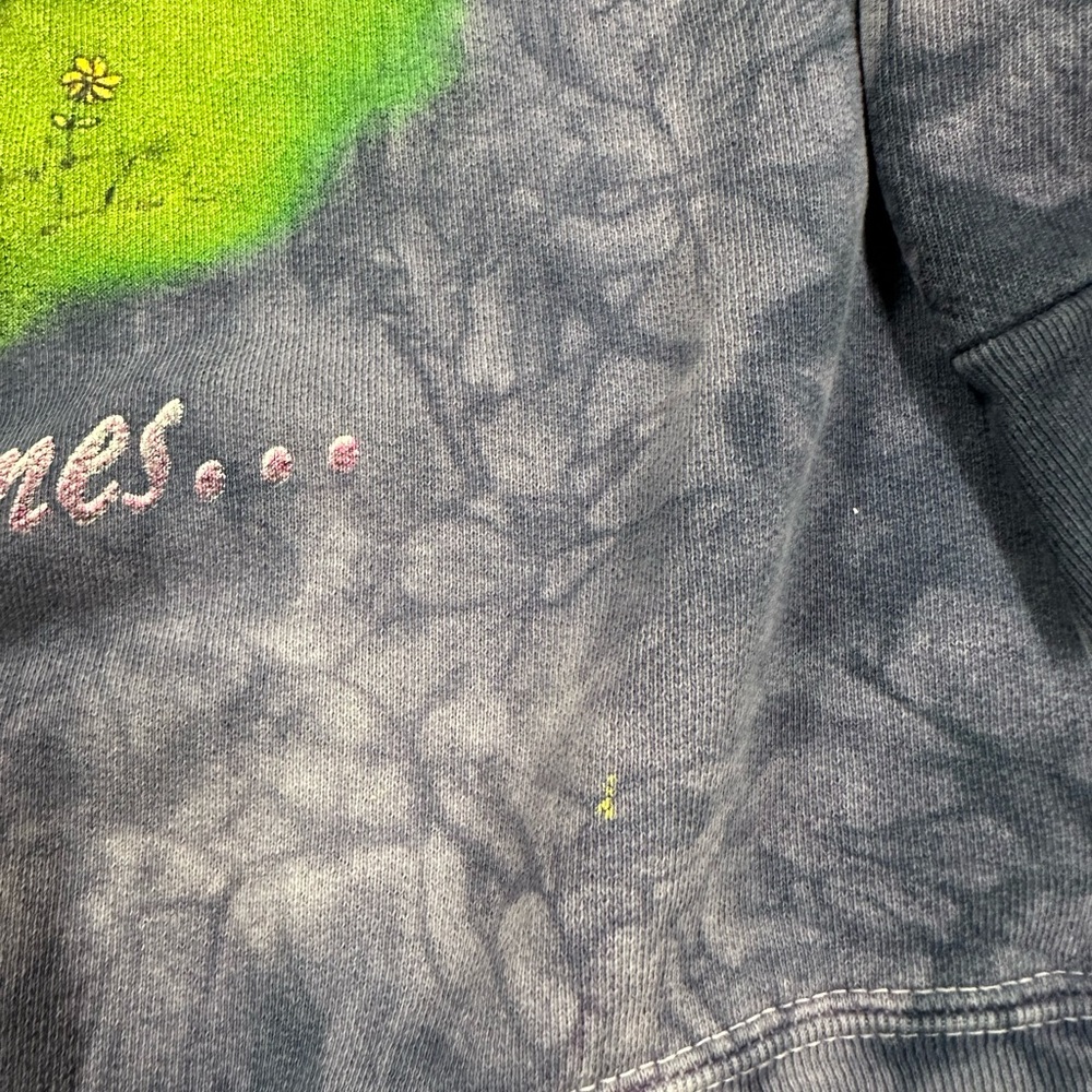 Vintage 90s The Mountain Grateful Dead Moon Bears Band Tye Die Sweatshirt XL USA - Picture 9 of 16